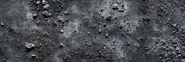 Poster - A close-up shot of a rough, grey concrete surface. The texture is uneven, with raised bumps and crevices, making it ideal for backgrounds or product photography