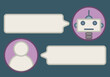 © Gabrieuskal - Chat entre usuario y robot de inteligencia artificial de soporte