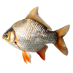 Wall Mural - [Transparent Background PNG]A close-up image of a goldfish