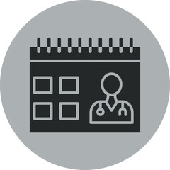 Sticker - Doctor Visit Day Icon Design