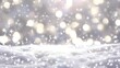 © Neuropixel - A dreamy winter scene featuring soft white snow and shimmering bokeh lights, perfect for festive themes and holiday promotions.