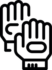 Poster - Protective gloves are providing safety and security during work