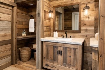 Rustic Bathroom Style