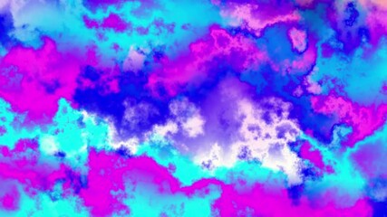 Poster - Abstract animation of colorful watercolors moving in opposite directions. seamless looping 4k time-lapse animation video background