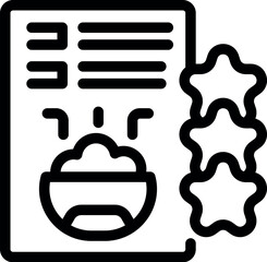Poster - Online food order receiving a three star rating from a customer leaving feedback
