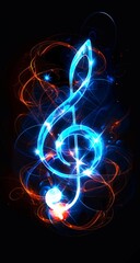 Canvas Print - music notes