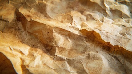 Canvas Print - Aged paper in close up view