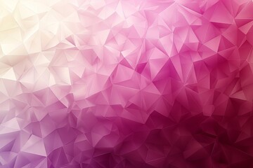 Fototapete - pink and purple gradient technology triangular abstract background, abstract polygonal pattern, concept of business background with colorful geometric shape