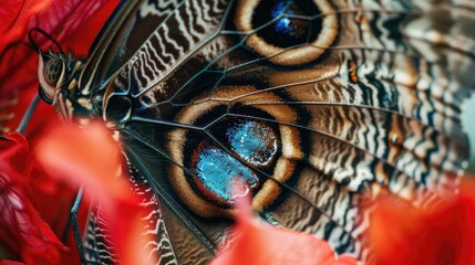 butterfly portrait