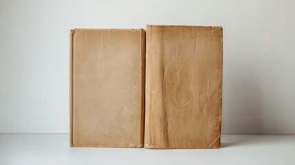 Sticker - Two blank covered books against a white backdrop