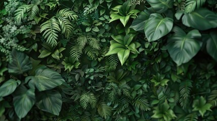 Wall Mural - Smooth foliage backdrop