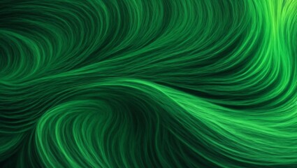 Poster - Abstract Green Swirls: A mesmerizing abstract background with flowing green swirls, creating a sense of movement and energy. Perfect for nature-inspired designs, eco-friendly themes, and digital art. 