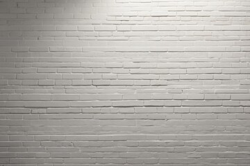 Sticker - White brick wall with subtle lighting