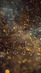 Wall Mural - dust particles abstract background of particles dots seamless looping overlay 4k virtual video anima