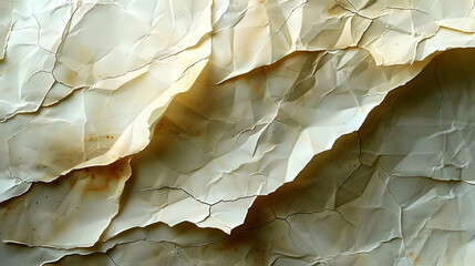 Canvas Print - Crumpled Paper Texture Background