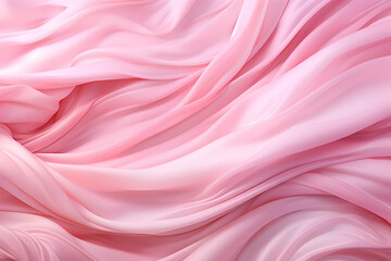 Poster - Pink Silk Drape Background