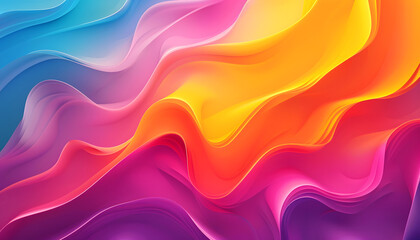 Colorful wallpaper with smooth color transitions