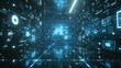 © KALEYA - Floating holographic interfaces in a dark room