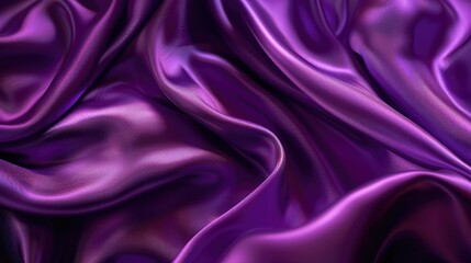 Poster - Purple silk background close up