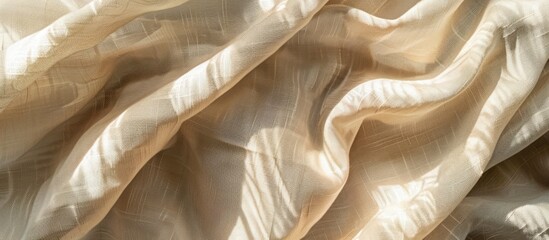 Canvas Print - Light and Shadow Play on Fabric