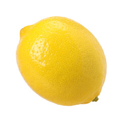 Canvas Print - ripe lemon fruit isolated, transparent PNG, PNG format