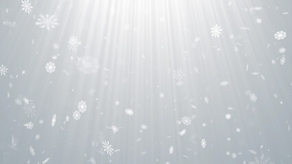 Wall Mural - White particles bokeh dust snow event business clean bright glitter concert openers medical background