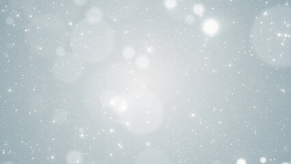 Wall Mural - White particles bokeh dust snow event business clean bright glitter concert openers medical background