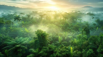  sunrise in the forest