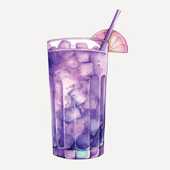 Poster - Colorful refreshing iced drink