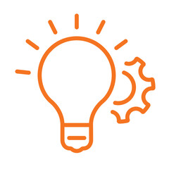 Sticker - light bulb icon