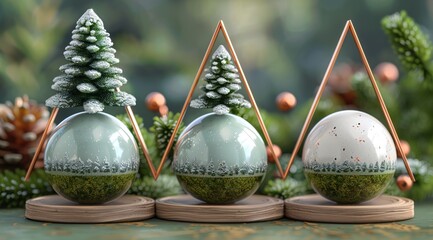 Poster - christmas tree decoration