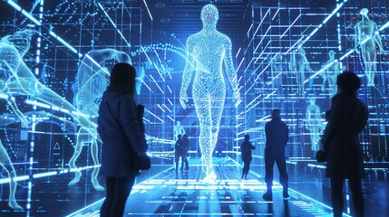 Wall Mural - cutting-edge innovations in science and medicine: advanced technologies revolutionizing healthcare a