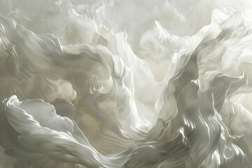 Wall Mural - Abstract White Fabric Texture