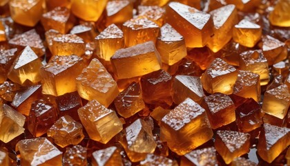 Canvas Print - Brown Sugar Crystals.