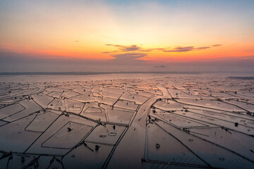 Wall Mural - Aerial view of Chuon Lagoon,Thua Thien Hue, Vietnam