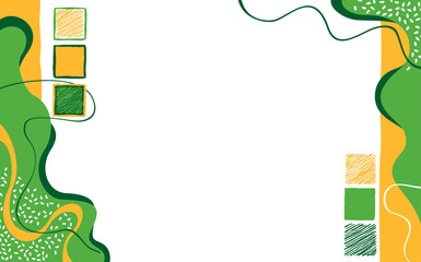 Poster - Organic drawn pattern for brochure, presentation or advertising