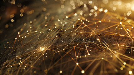 Wall Mural - close-up of an uncharted star map with unknown constellations