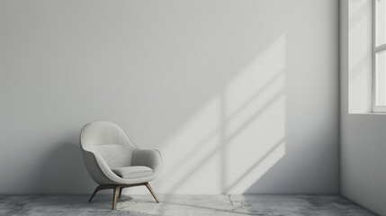 Sticker - Armchair in a Minimalist Room