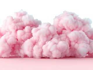 Wall Mural - Fluffy pink clouds