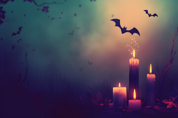 Wall Mural - halloween background