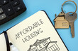 © Andrii - Affordable housing is shown using the text