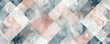 © AI_images_for_people - Modern watercolor pattern with a minimalist geometric design, using muted Pantone tones like blush pink, misty blue, and light olive to create a tranquil and balanced composition.