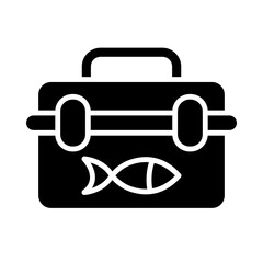 Canvas Print - Tackle Box glyph icon