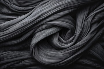 Aufkleber - Black velvet fabric texture