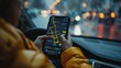© Attasit - An innovative ride-hailing app interface on a smartphone, revolutionizing urban transport services