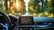© Attasit - Advanced GPS navigation system in a modern vehicle, enhancing driving experience