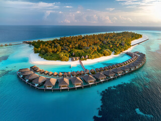 island resort in the sea