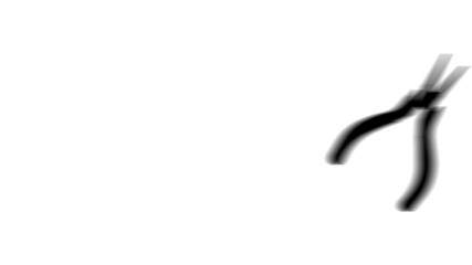 Poster - Animation set, round pliers symbol. Animations: transparency, zooms, transition top to down, transition left to right, slide up to down, slide left to right