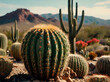 © Yuiziee - A cactus in the context of a Southwestern-themed garden or landscape design.