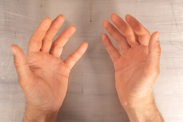 Poster - Two hands held open and outstretched